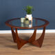 Retro Teak Round 'Astro' 'Fresco' Coffee Table By Victor Wilkins For G Plan