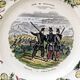 Set of 10 plates Creil & Montereau, Siege of Sebastopol, fine earthenware