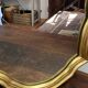 Large baroque mirror in gilded wood