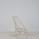 Scandinavian rocking chair with unusual design, 1950s