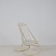 Scandinavian rocking chair with unusual design, 1950s