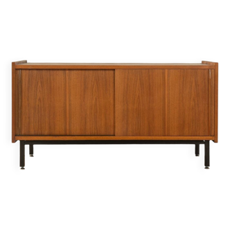 Buffet en placage de noyer, années 50