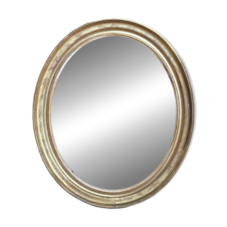 Miroir ovale Louis philippe