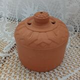 Terracotta butter dish with dome