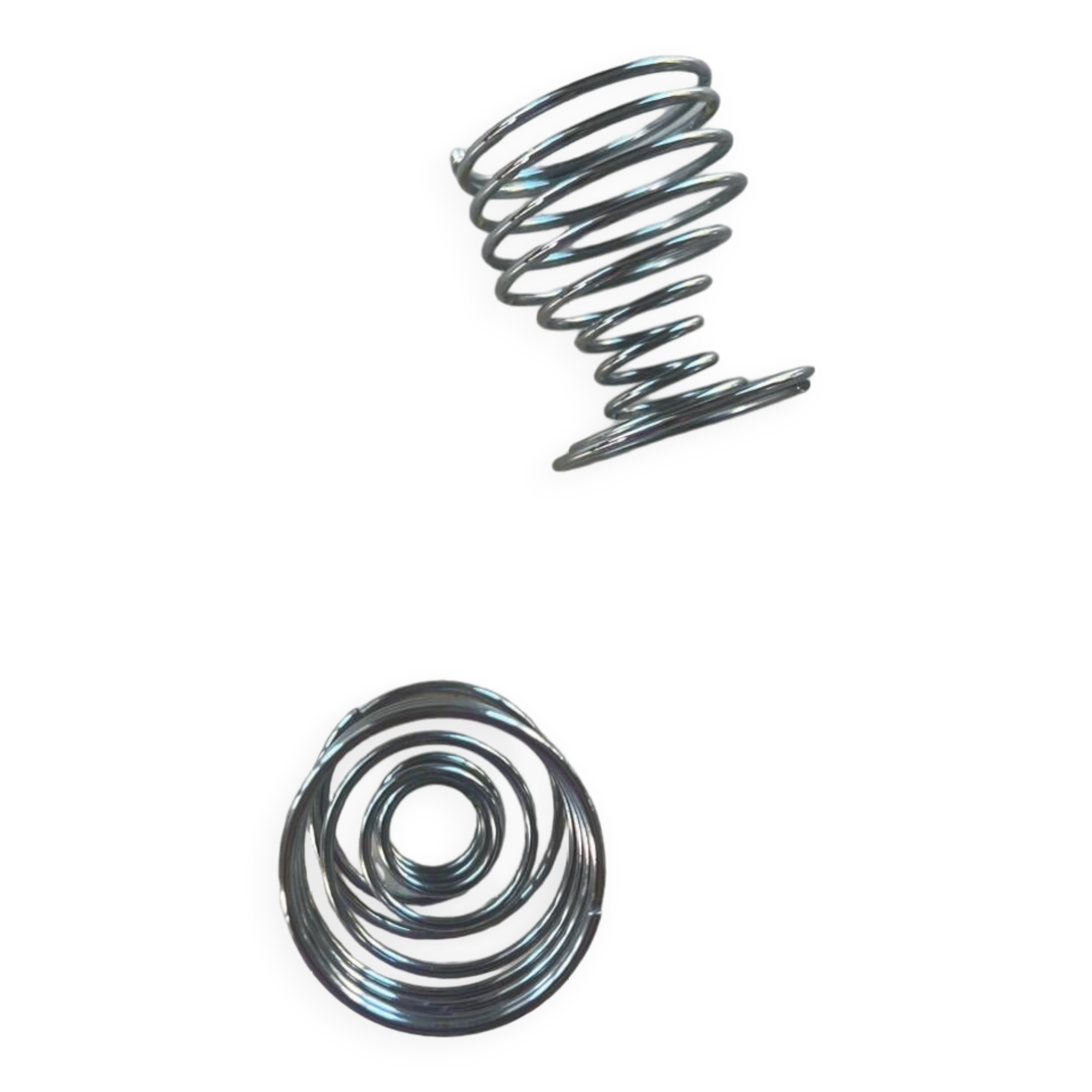 Vintage egg cups with springs