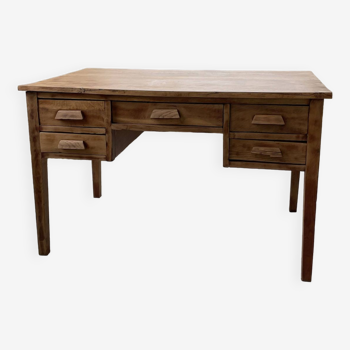 1950s oak desk