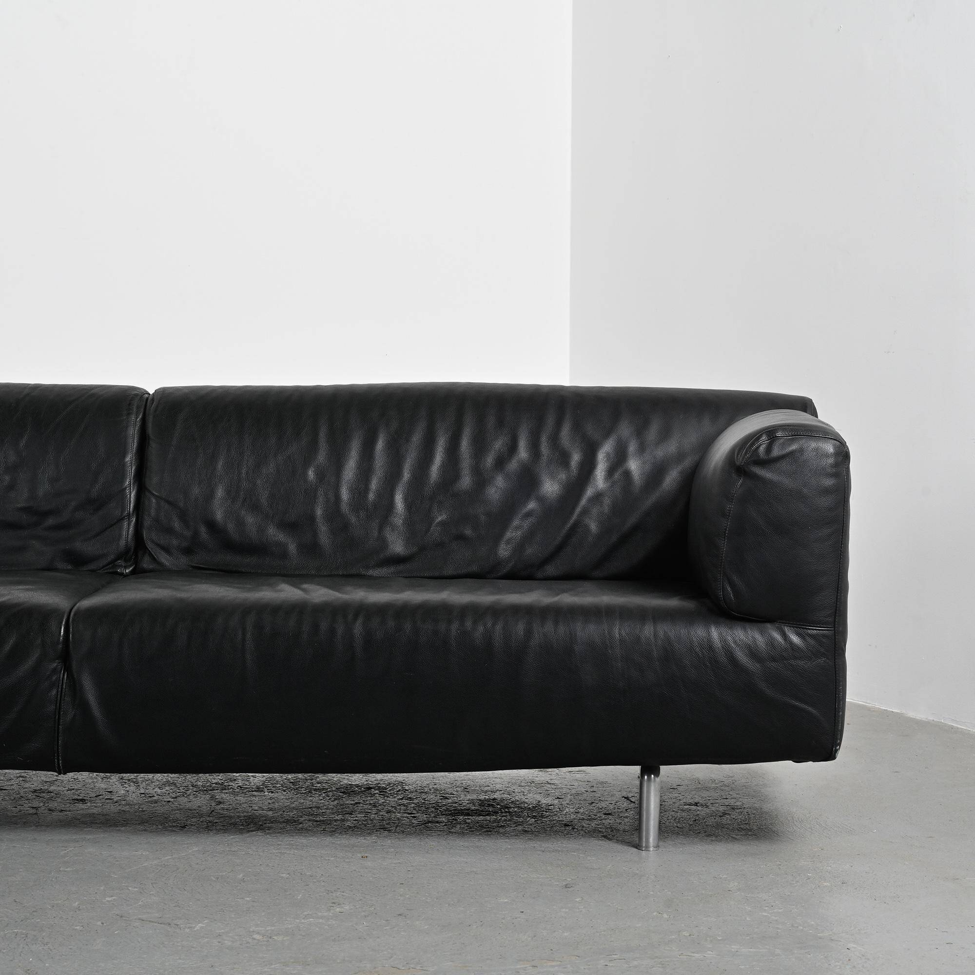Three-seater sofa by Piero Lissoni, model Met, Cassina, circa 1996.