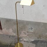 Adjustable brass vintage floor lamp