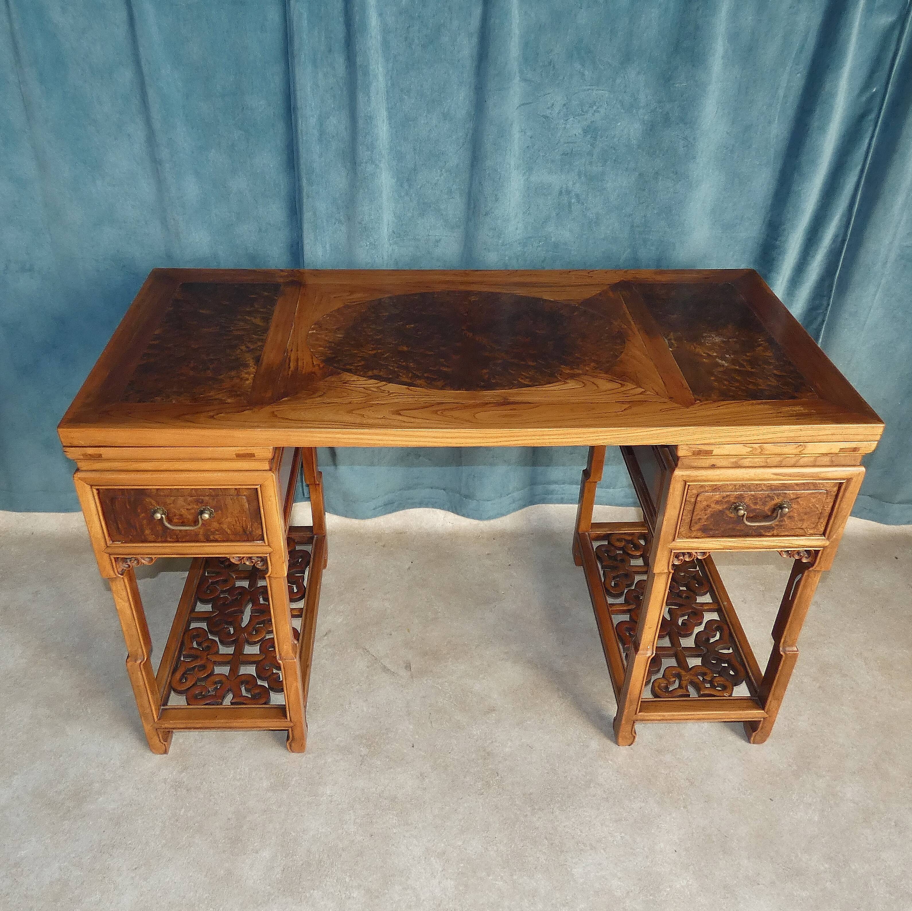 Chinese Literate Office, China, Late NINETEENTH / Early TWENTIETH Century in Yu Mu (Elm)