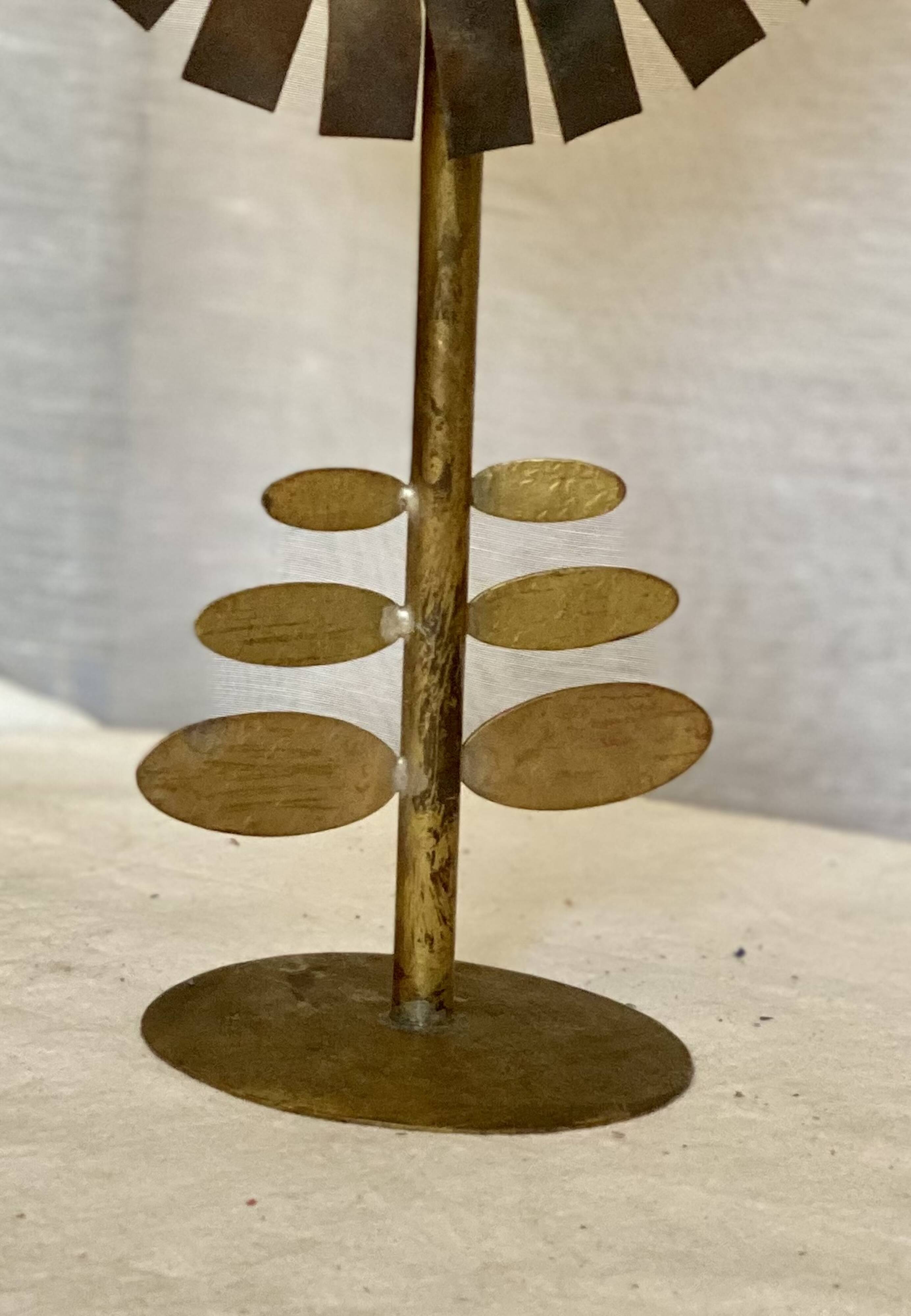 Flower mirror by Jean VINAY vintage 1950