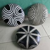 Set of 3 Traditional African Bamiléké Shields