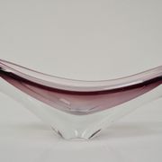 Mid-century Glass Bowl,designed Josef Hospodka for Chribska,1960's.