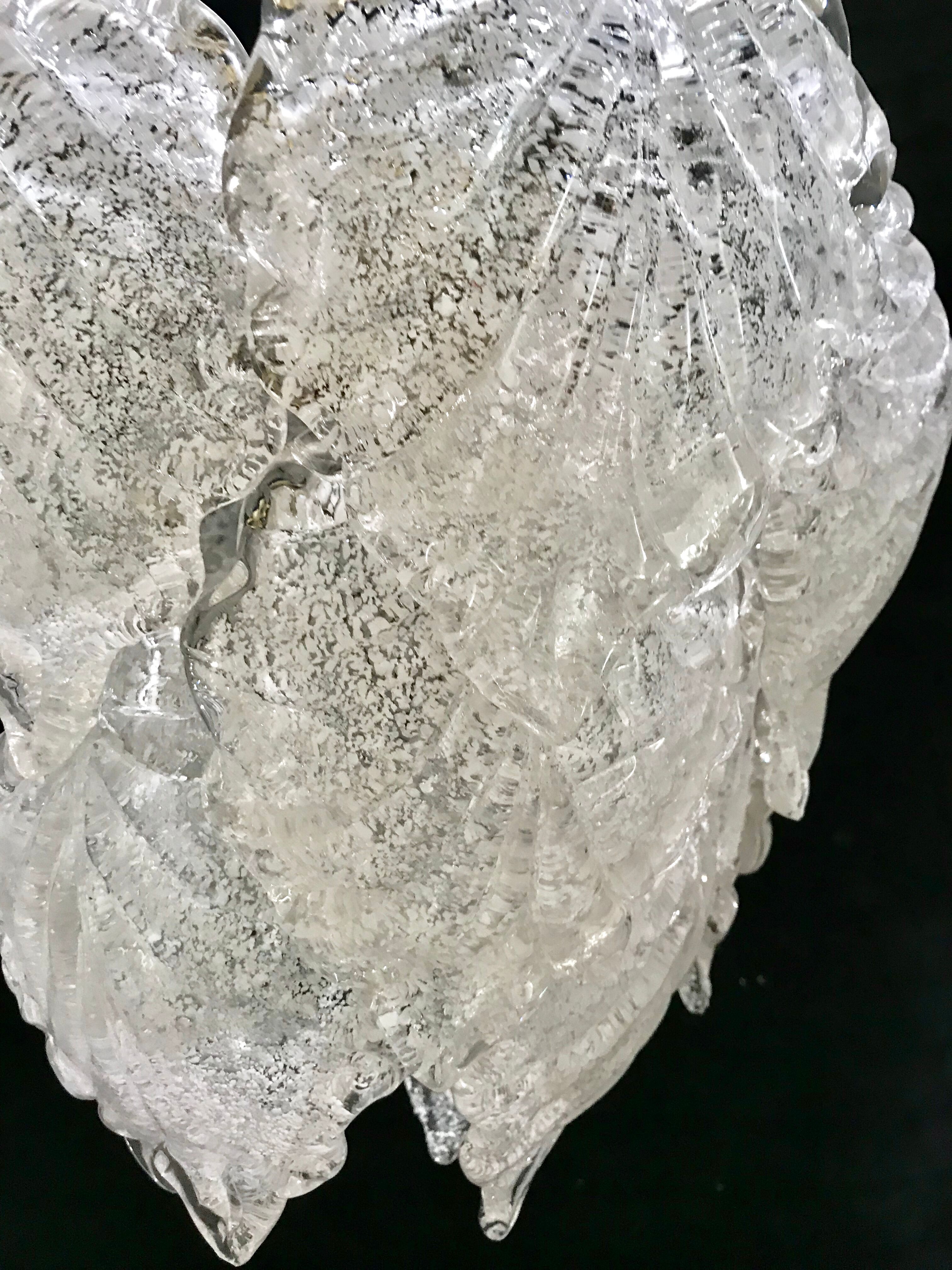 Mazzega chandelier in Murano glass 1960