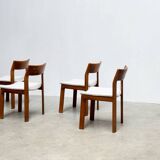 1970's sculptural Italian dining chairs