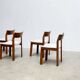 1970's sculptural Italian dining chairs