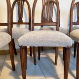 6 chaises Art Déco entièrement restaurées