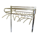 Vintage Dutch Industrial Chrome Coat Rack by Oostwoud