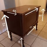 TV bar cabinet on casters
