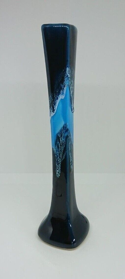 Vase Soliflore Vallauris in blue shades