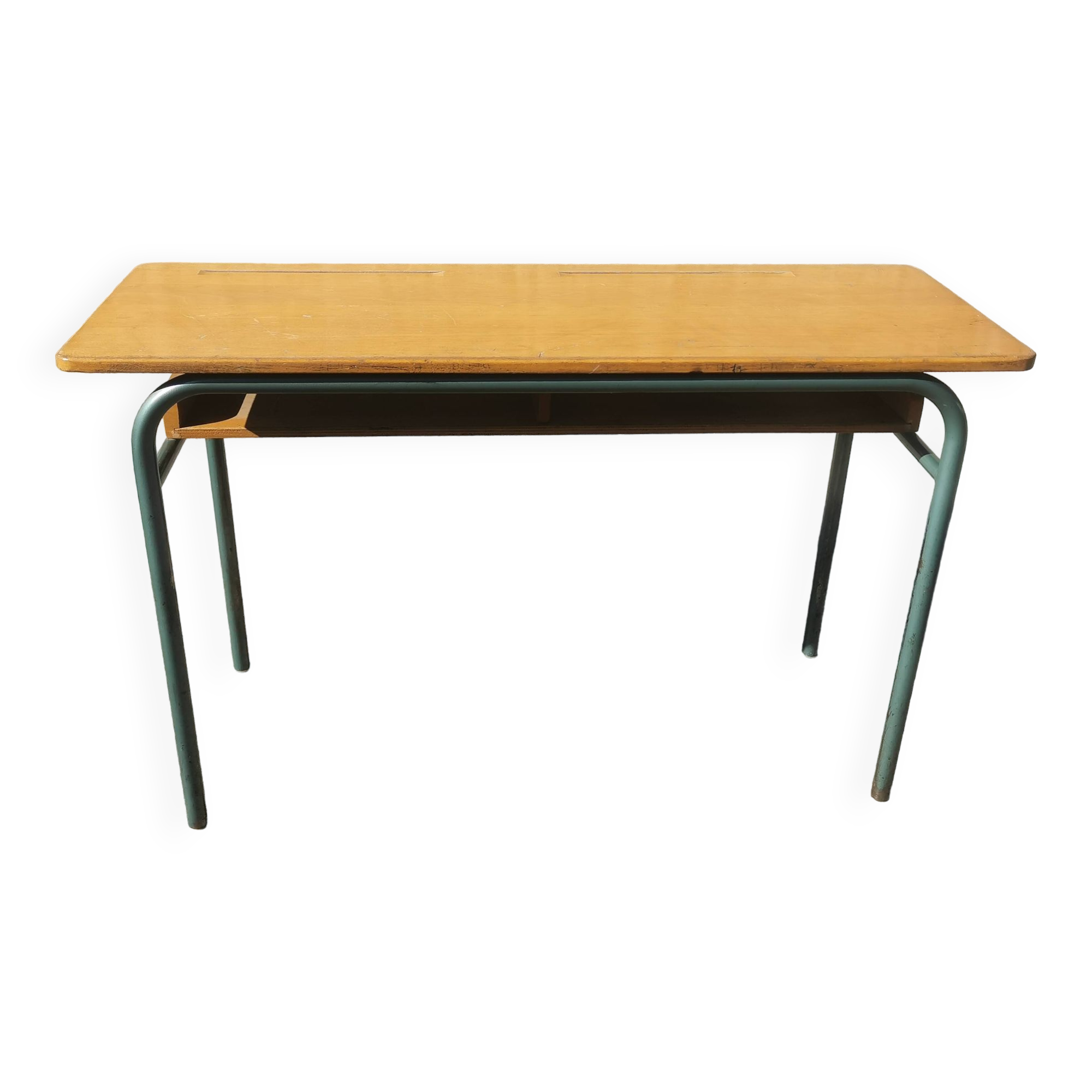 Vintage 2-seater desk "delagrave"