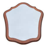 Beautiful wooden mirror with original shape