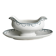 Antique porcelain sauceboat with tray