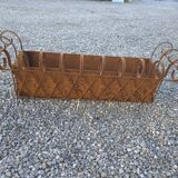 Wrought iron wall planter
