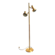 Lampadaire spots laiton doré 70s