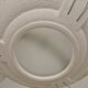 Plaster and frosted glass chandelier by Maison Arlus circa 1950