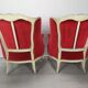 4 Louis XV Bergère armchairs