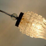 1960's mid century 5-light sputnik spider CEILING LIGHT chrome metal glass