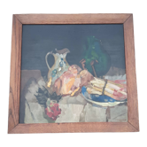 Oil on cardboard by H.Hudertmark 1939