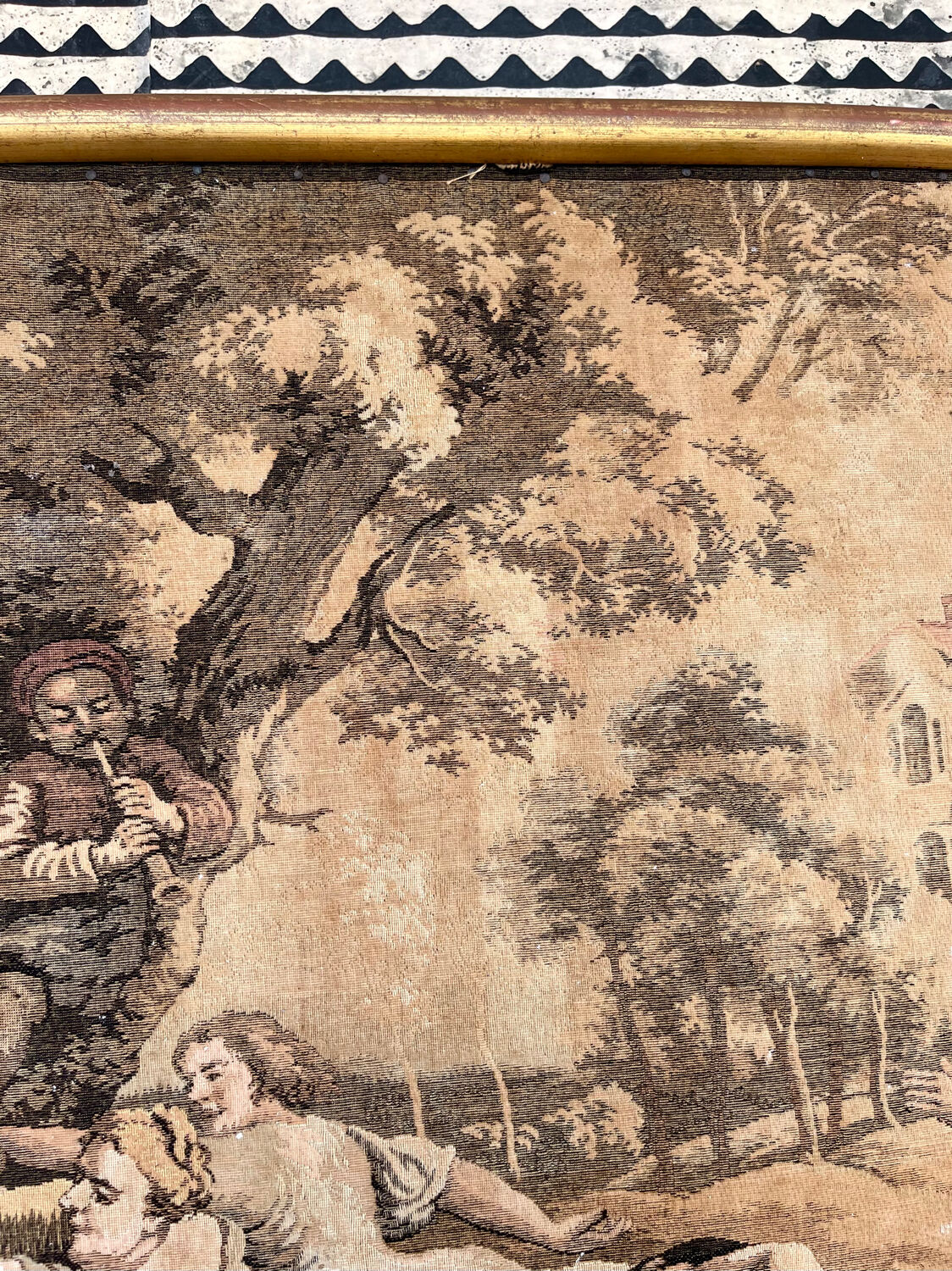 Vintage tapestry after Rubens