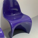 Vintage chair in purple by Verner Panton for Bayer, 1960s