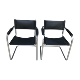 Pair of leather chairs