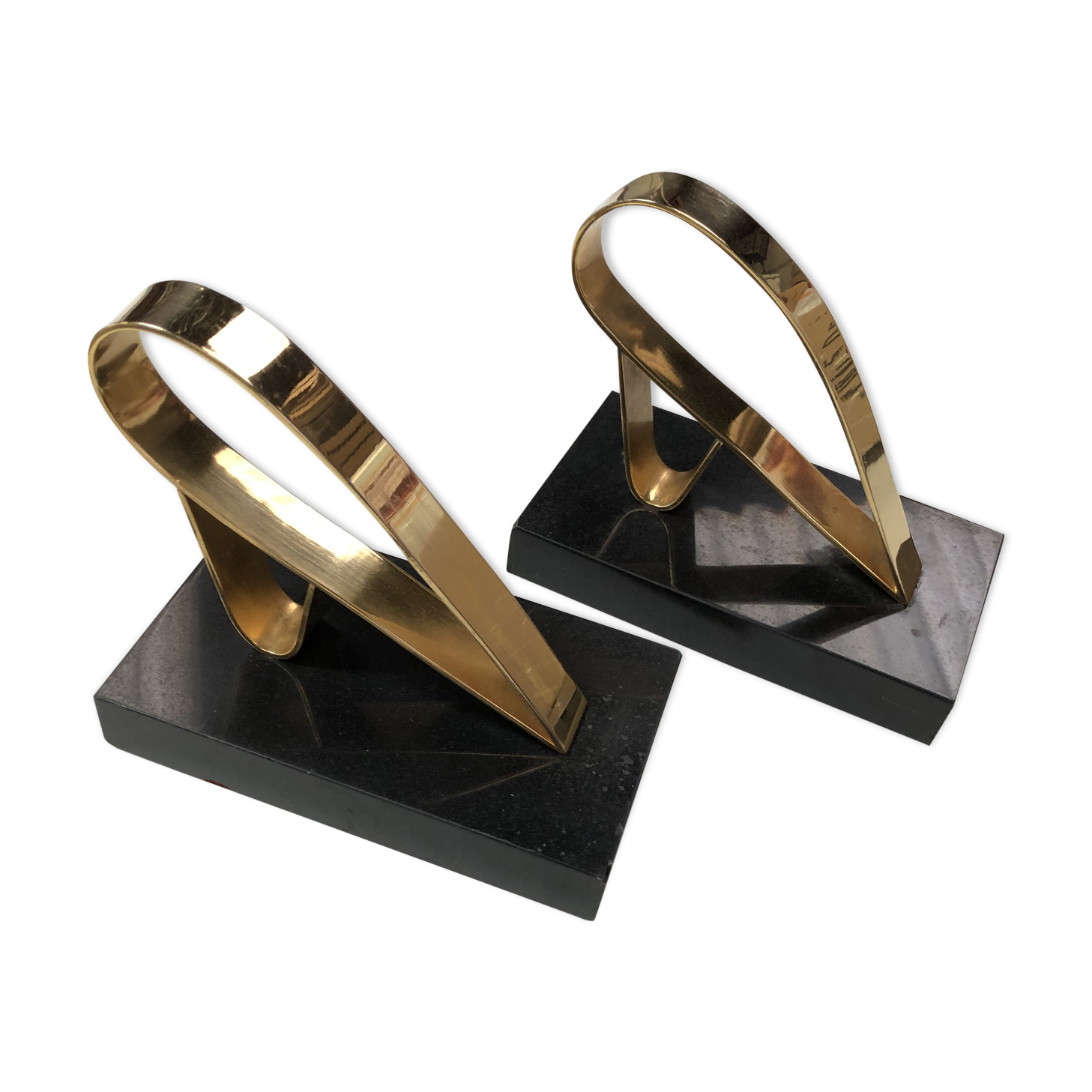 Bookends 60's Gold Starry