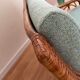 2-seater rattan bench