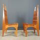 Postmodern 'Calcar' dining chairs by Benoit Lange, 1990s