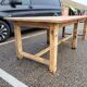 Large table of trade, factory, fir, draper table