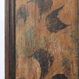 Painted Folk Art Bridal Cupboard
