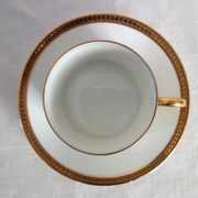 6 cups and saucers Limoges Robert Haviland, mid-20th century