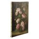 Pink Flowers Still Life Colorful Painting Signed 35x25cm