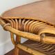 Rattan coffee table