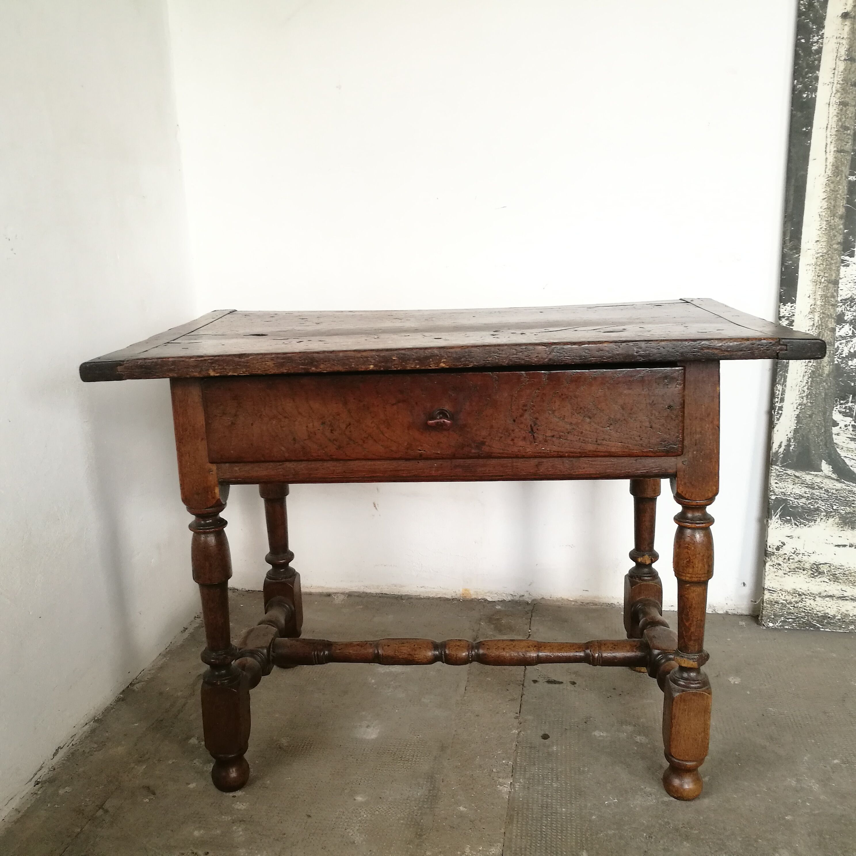 18th century oak farm table