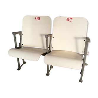 cinema bench, strapontin theater No.06 - 07