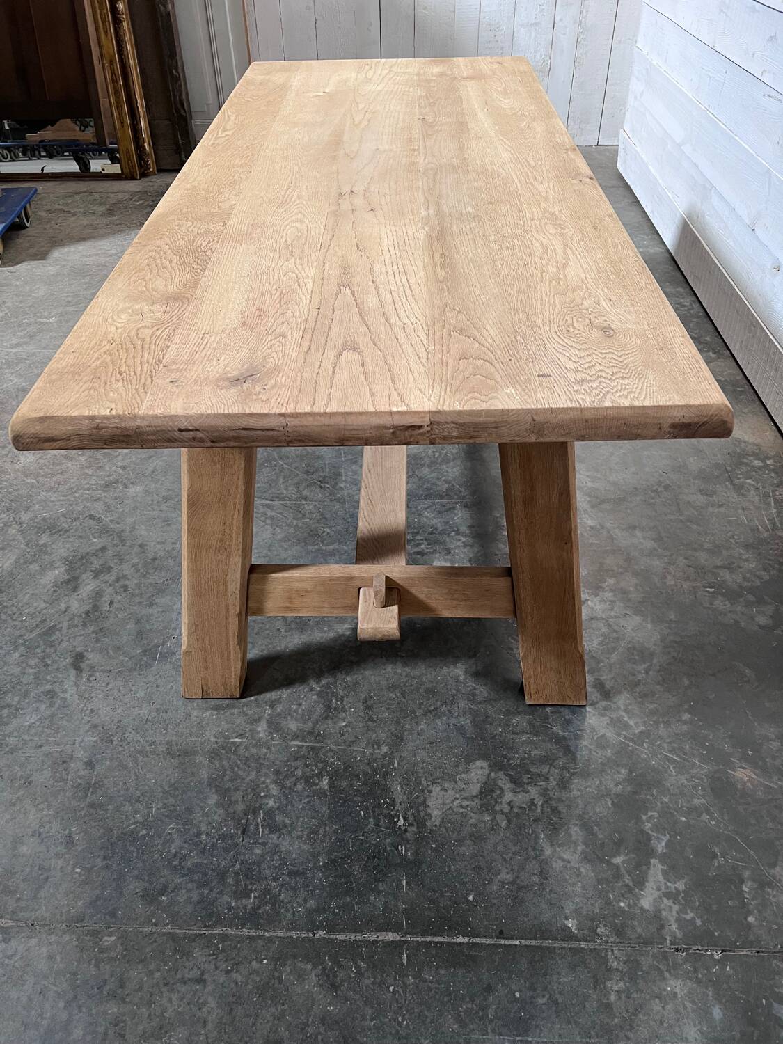 Faded oak table