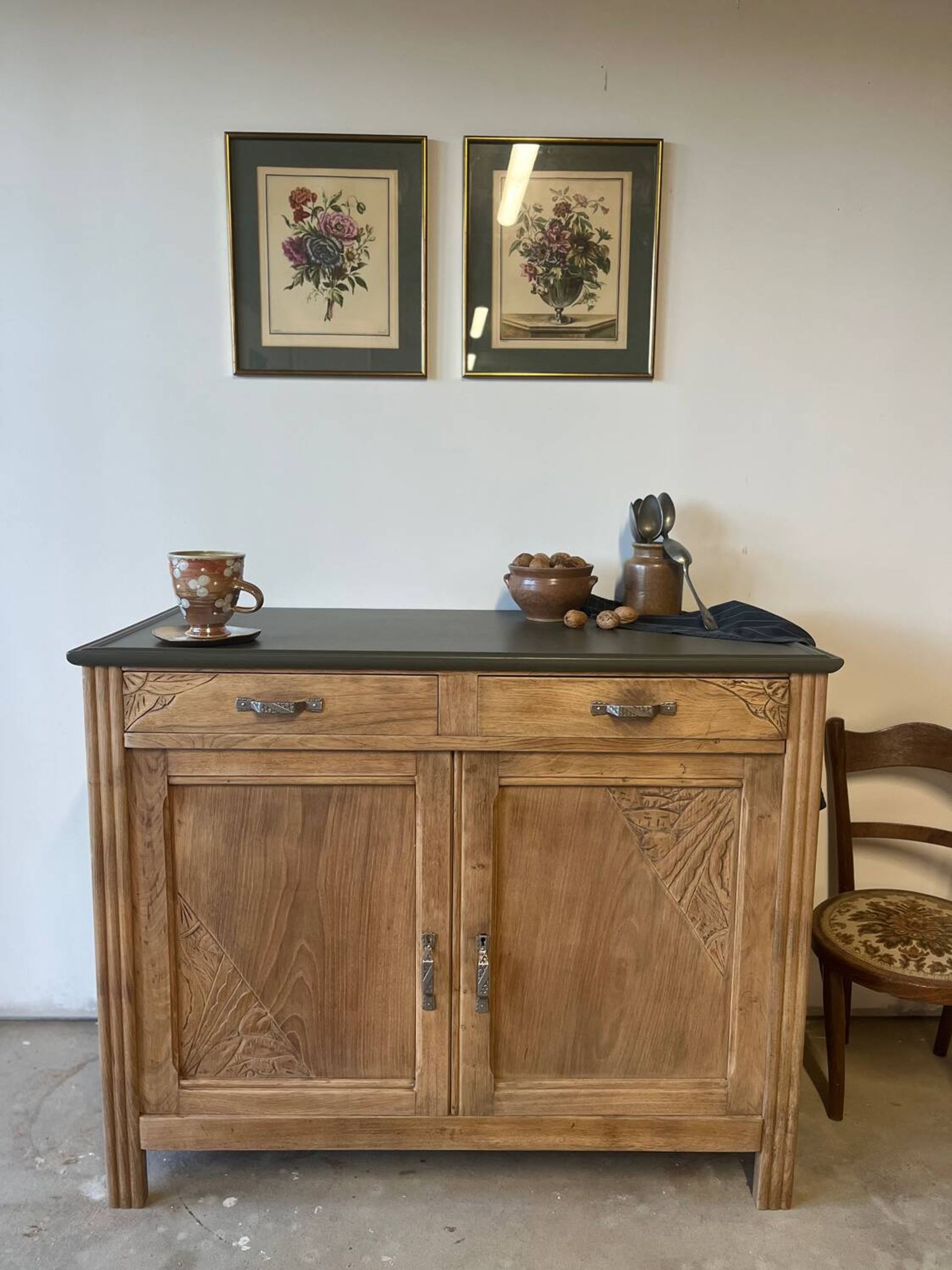 Buffet ancien style art déco