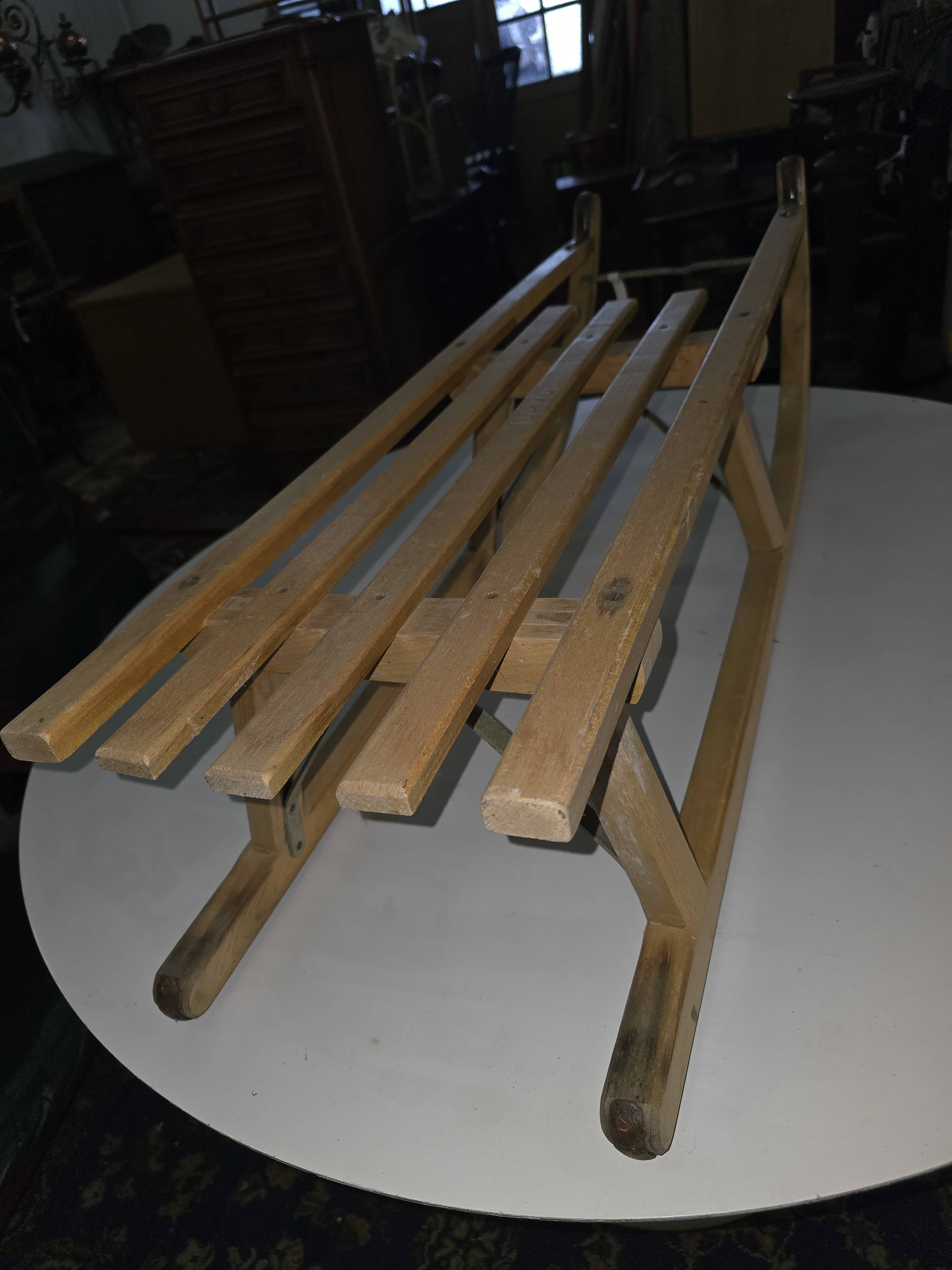 Vintage wooden sled