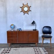 Vintage teak row from the 1960s