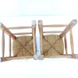 Lot 2 straw stools